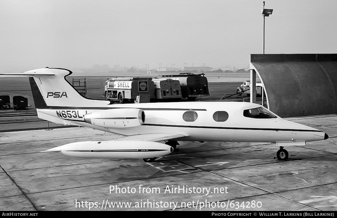 Aircraft Photo of N653LJ | Lear Jet 24 | PSA - Pacific Southwest ...