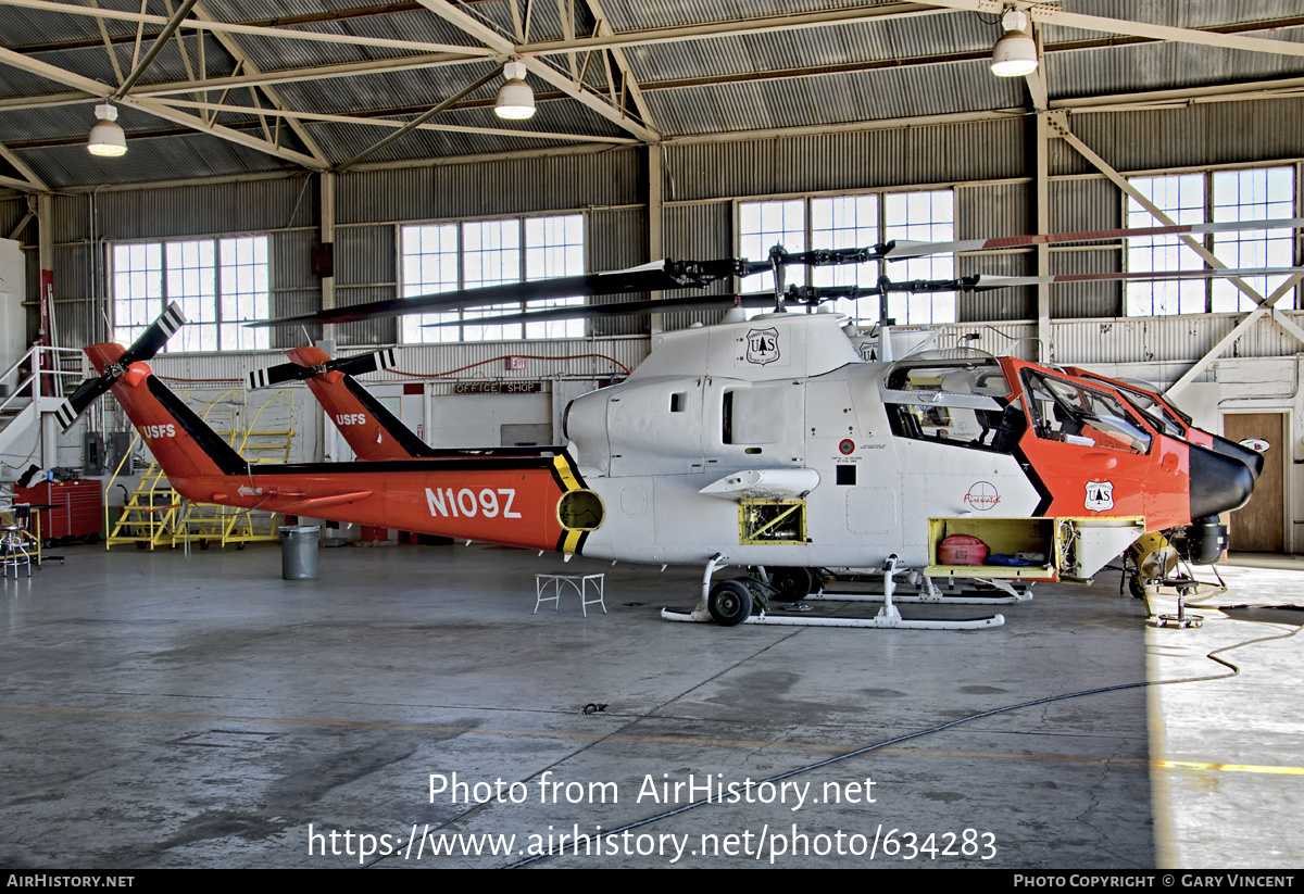 Aircraft Photo Of N109z Bell Ah 1f Cobra 209 Us Forest Service