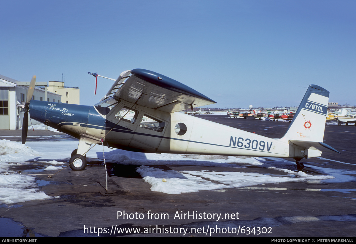 Aircraft Photo of N6309V | Helio H-370 Prop-Jet Courier | AirHistory.net #634302