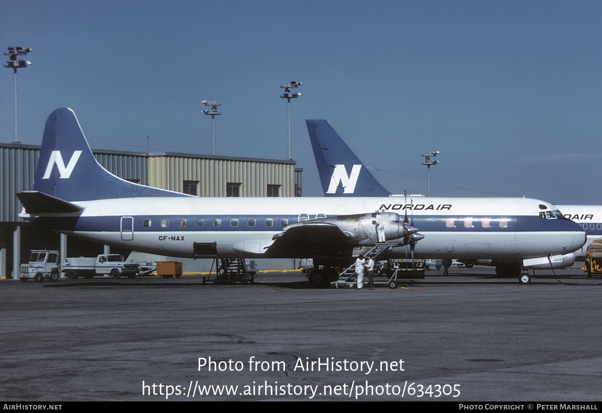 Aircraft Photo of CF-NAX | Lockheed L-188C(PF) Electra | Nordair | AirHistory.net #634305