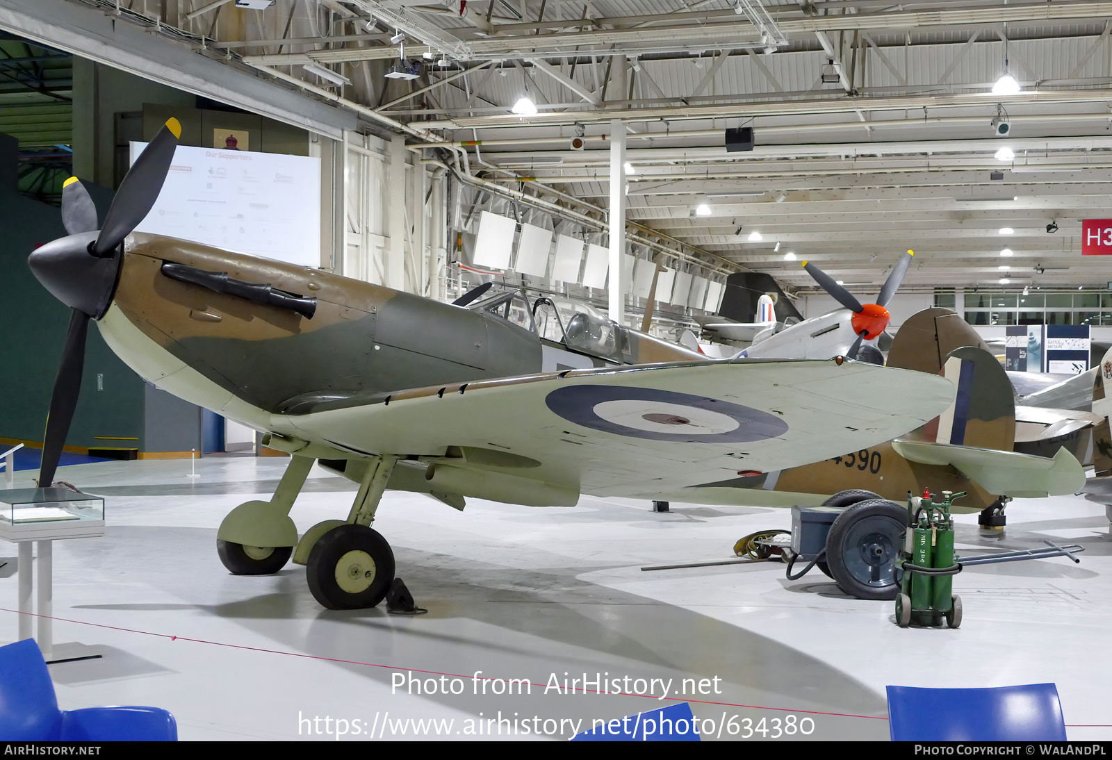 Aircraft Photo of X4590 | Supermarine 300 Spitfire Mk1A | UK - Air Force | AirHistory.net #634380