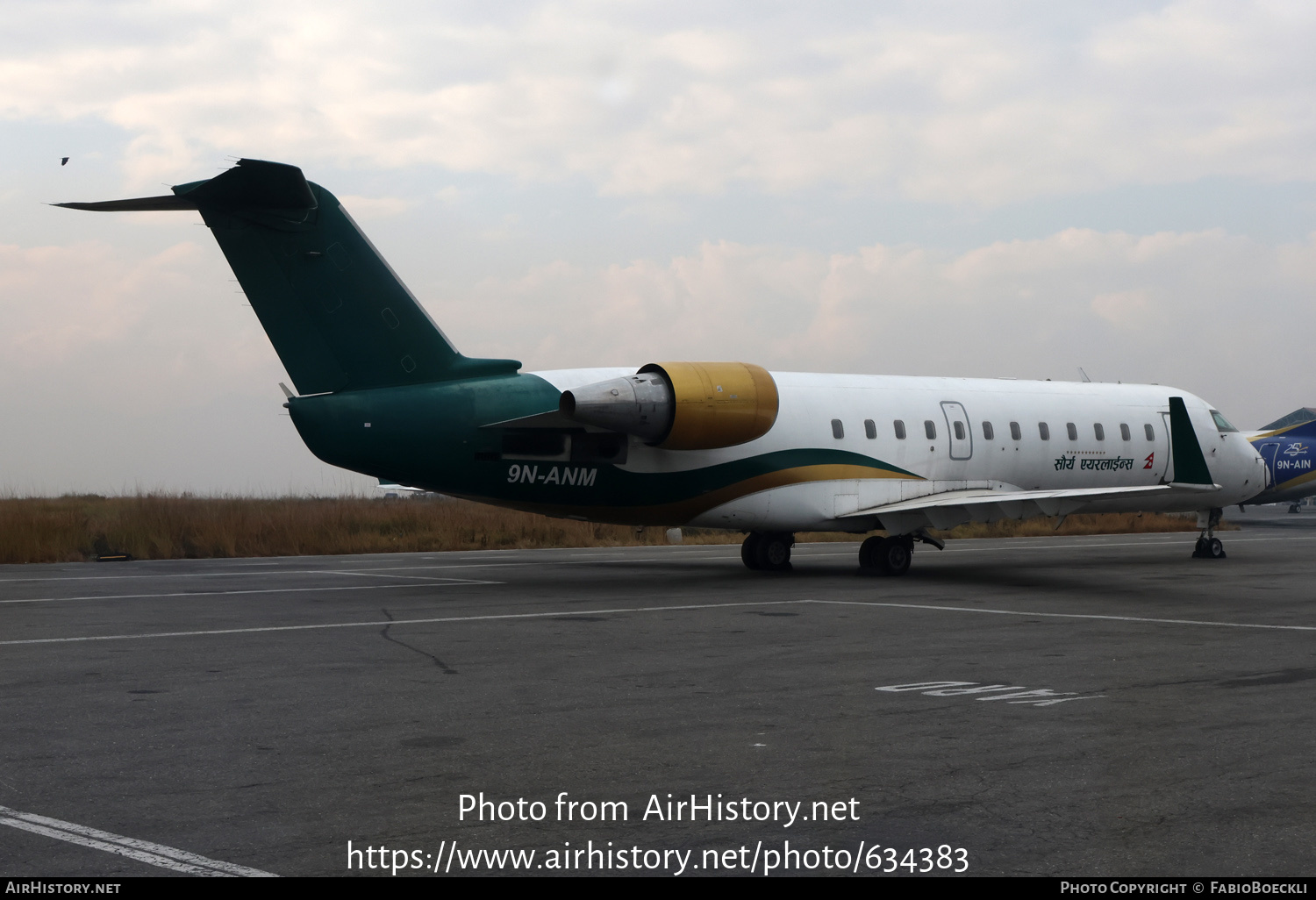 Aircraft Photo of 9N-ANM | Bombardier CRJ-200ER (CL-600-2B19) | Saurya Airlines | AirHistory.net #634383