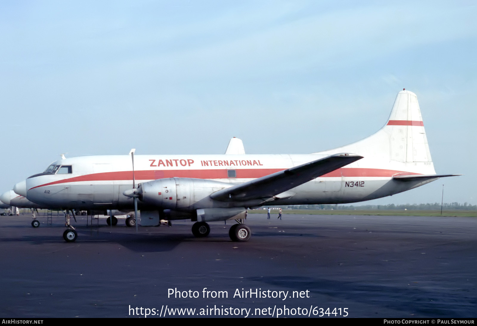 Aircraft Photo of N3412 | Convair 640 | Zantop International Airlines | AirHistory.net #634415