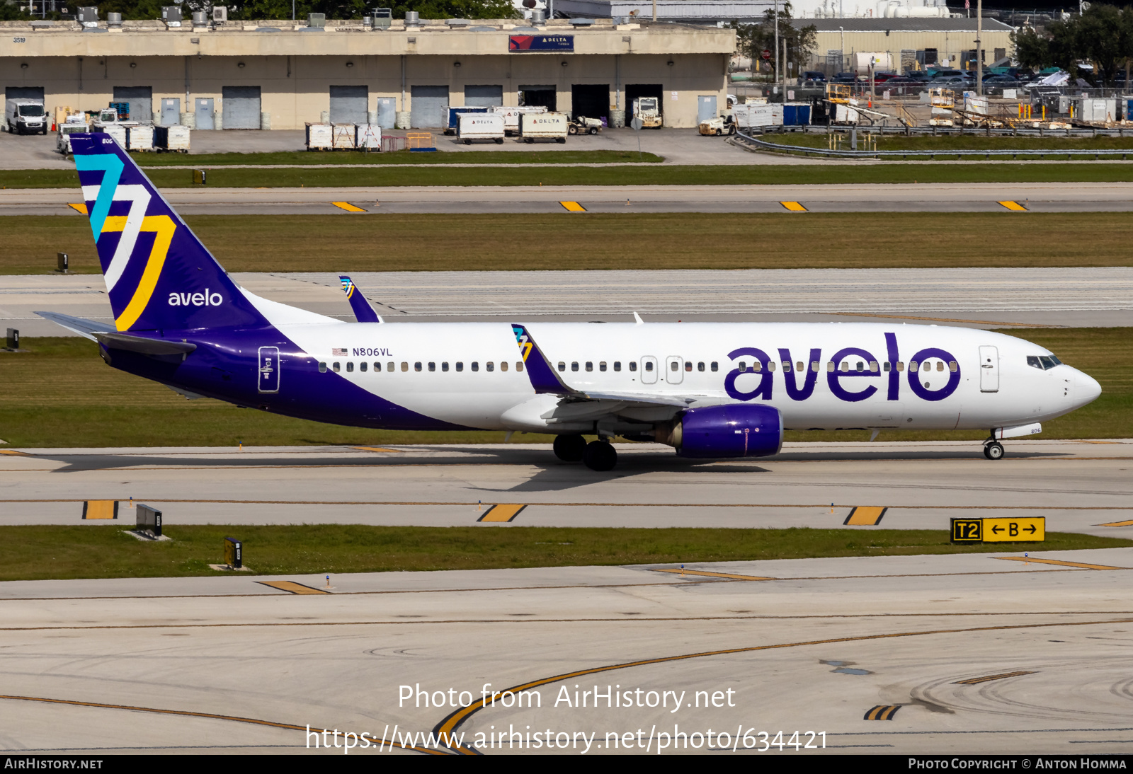 Aircraft Photo of N806VL | Boeing 737-8EH | Avelo Airlines | AirHistory.net #634421