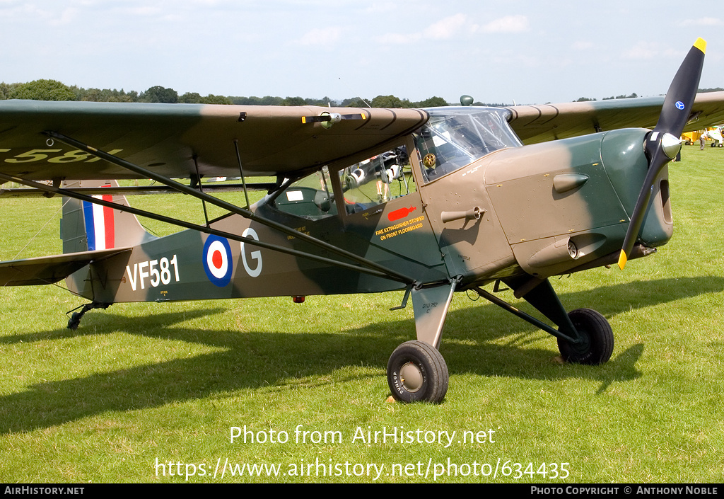 Aircraft Photo of G-ARSL / VF581 | Beagle A-61 Terrier 1 | UK - Army | AirHistory.net #634435