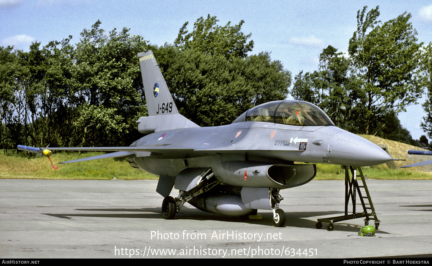 Aircraft Photo of J-649 | General Dynamics F-16B Fighting Falcon | Netherlands - Air Force | AirHistory.net #634451