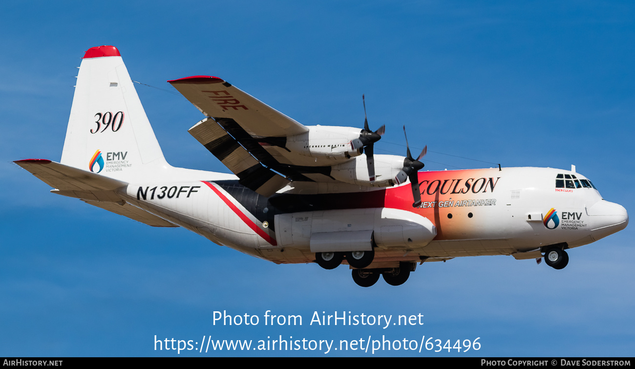 Aircraft Photo of N130FF | Lockheed C-130Q/AT Hercules (L-382) | Coulson Flying Tankers | AirHistory.net #634496