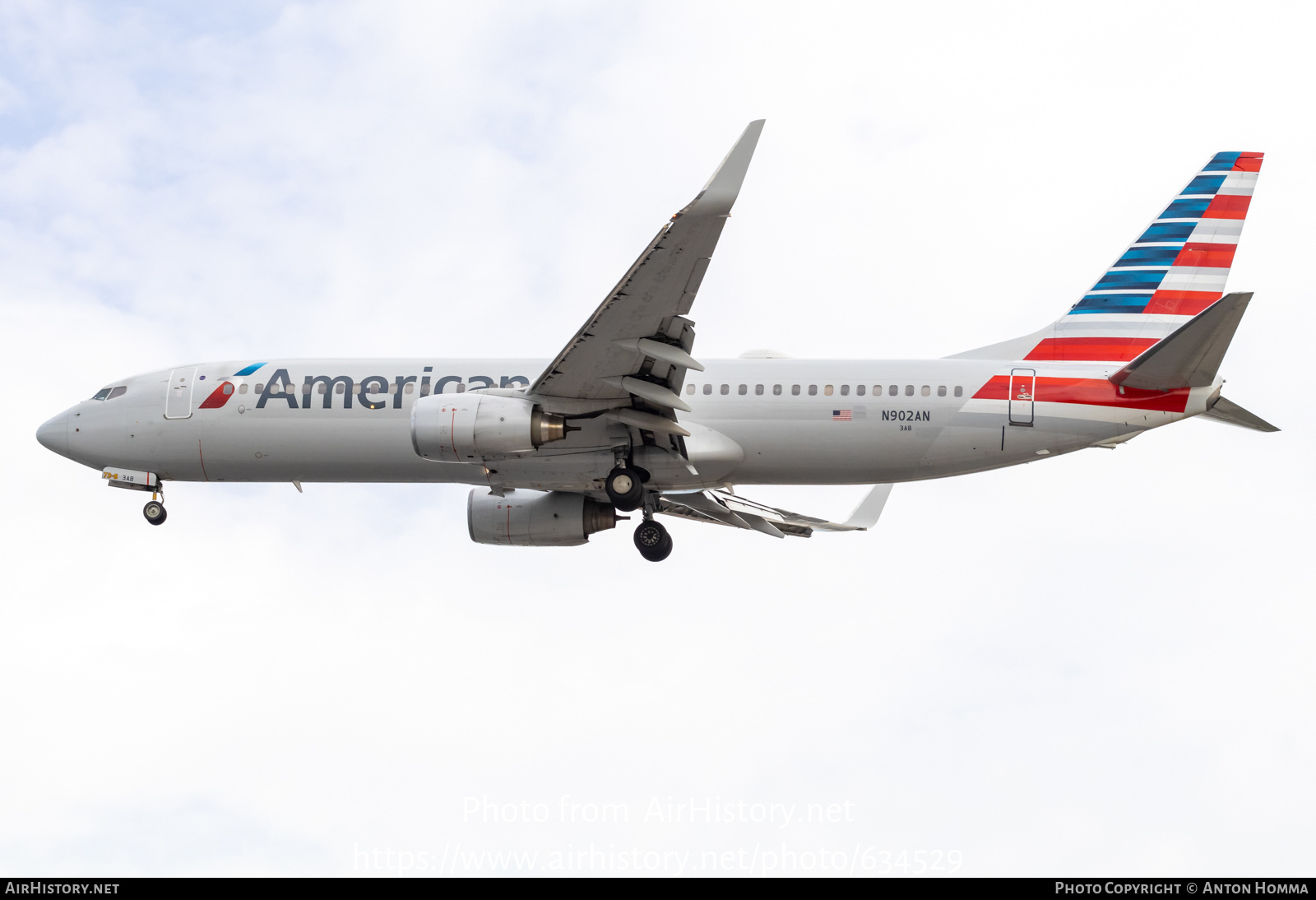 Aircraft Photo of N902AN | Boeing 737-823 | American Airlines | AirHistory.net #634529