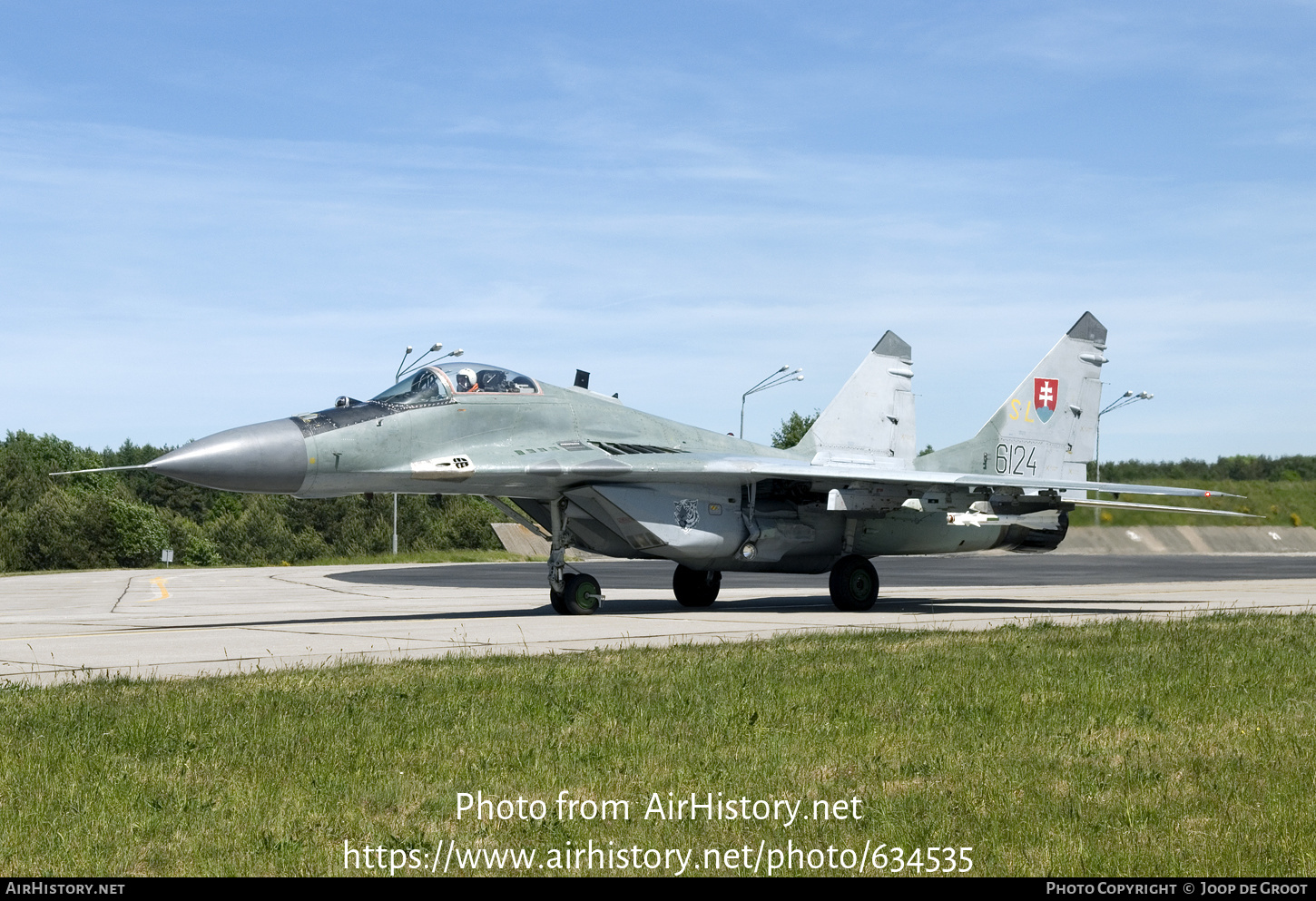 Aircraft Photo of 6124 | Mikoyan-Gurevich MiG-29AS (9-12A) | Slovakia - Air Force | AirHistory.net #634535