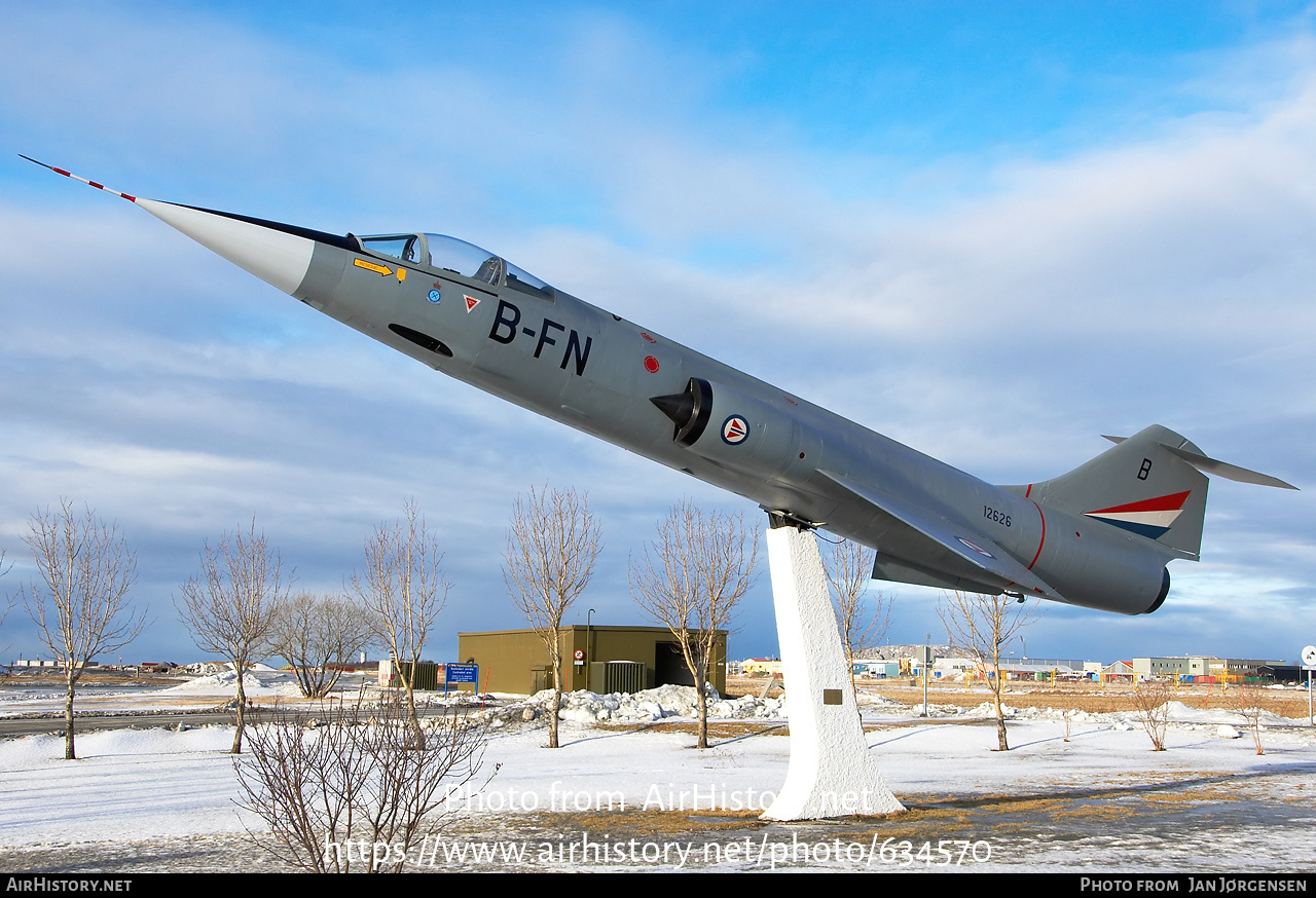 Aircraft Photo of 12626 | Lockheed F-104G Starfighter | Norway - Air Force | AirHistory.net #634570