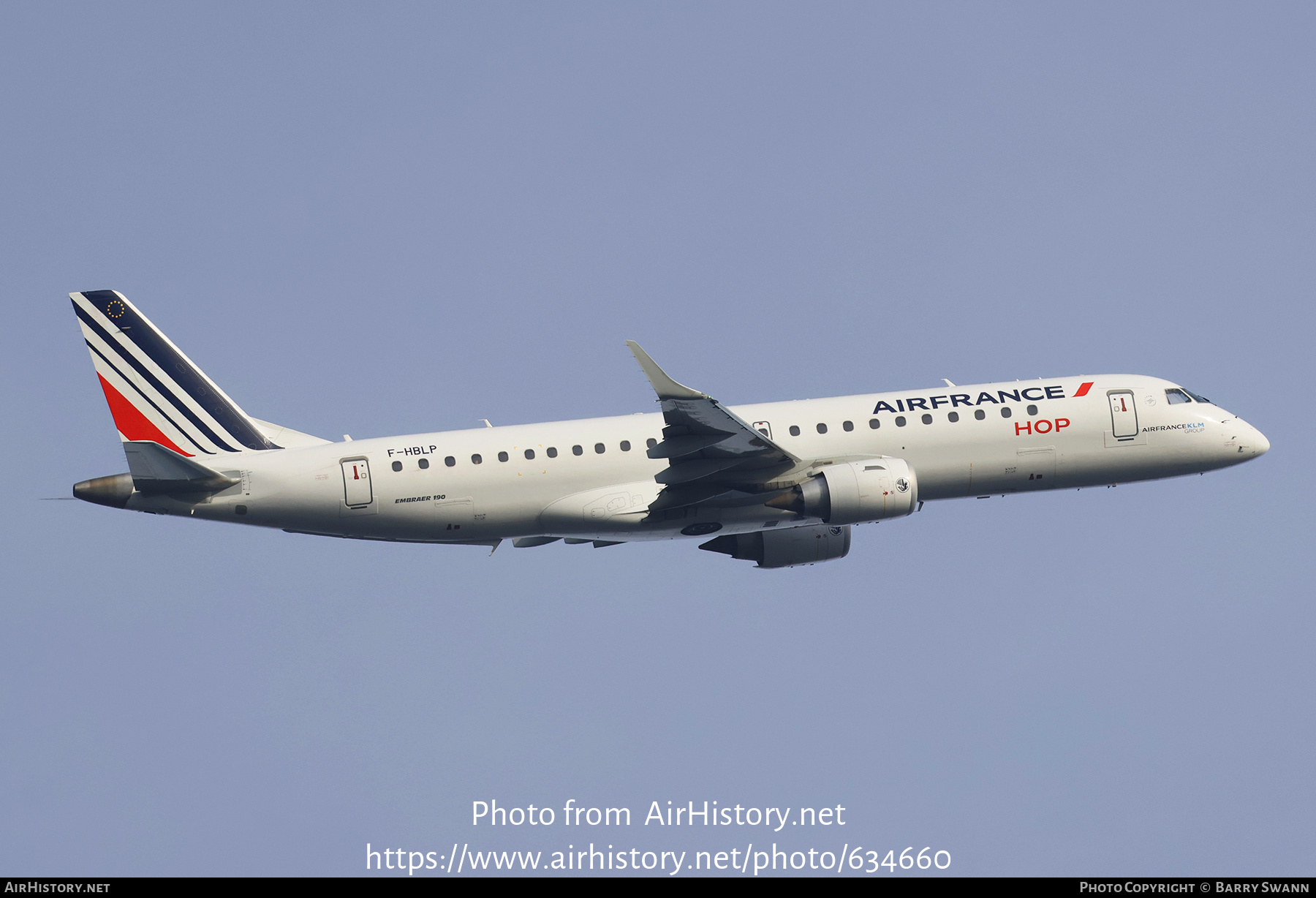 Aircraft Photo of F-HBLP | Embraer 190STD (ERJ-190-100STD) | Air France | AirHistory.net #634660