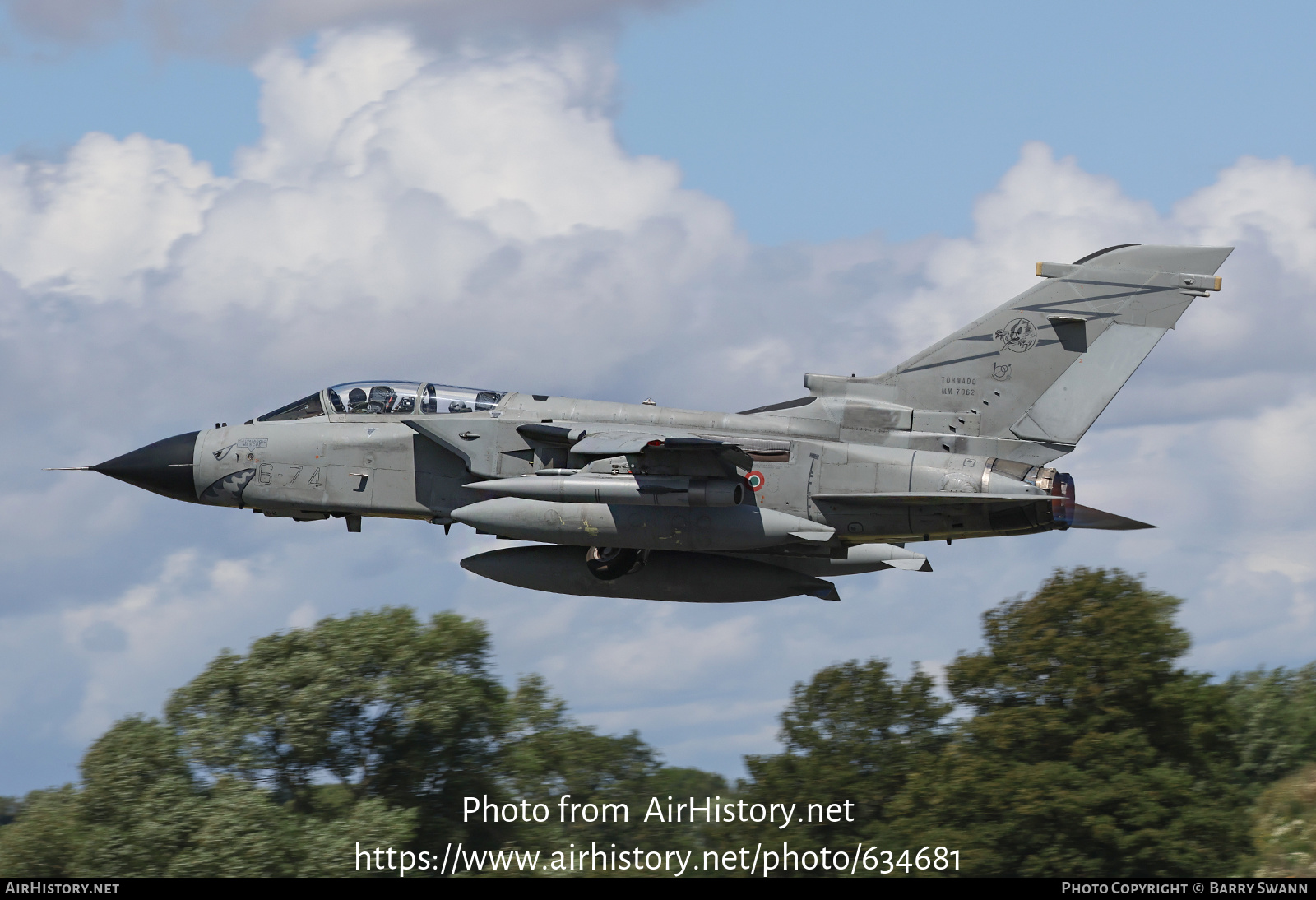 Aircraft Photo of MM7062 | Panavia Tornado ECR | Italy - Air Force | AirHistory.net #634681