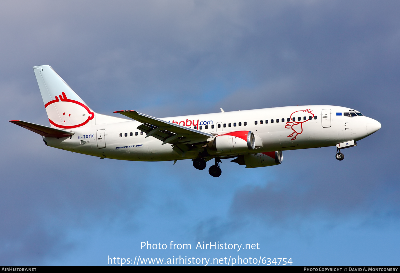 Aircraft Photo of G-TOYK | Boeing 737-33R | Bmibaby | AirHistory.net #634754