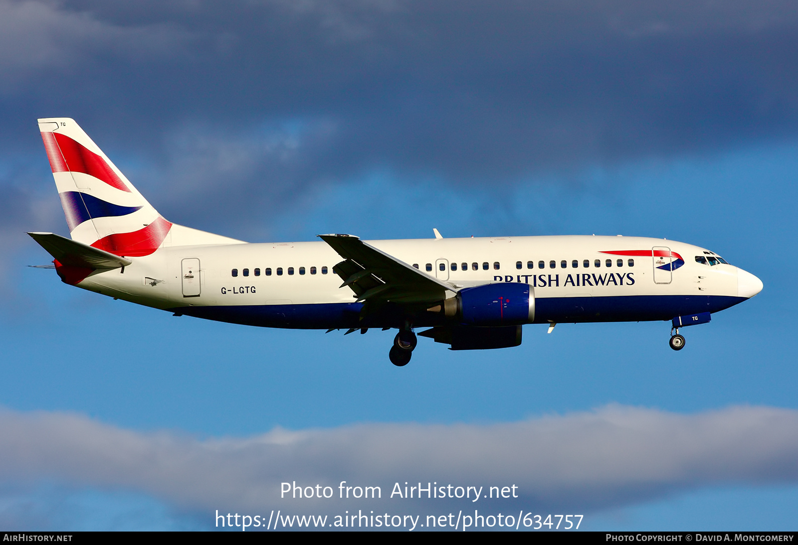 Aircraft Photo of G-LGTG | Boeing 737-3Q8 | British Airways | AirHistory.net #634757