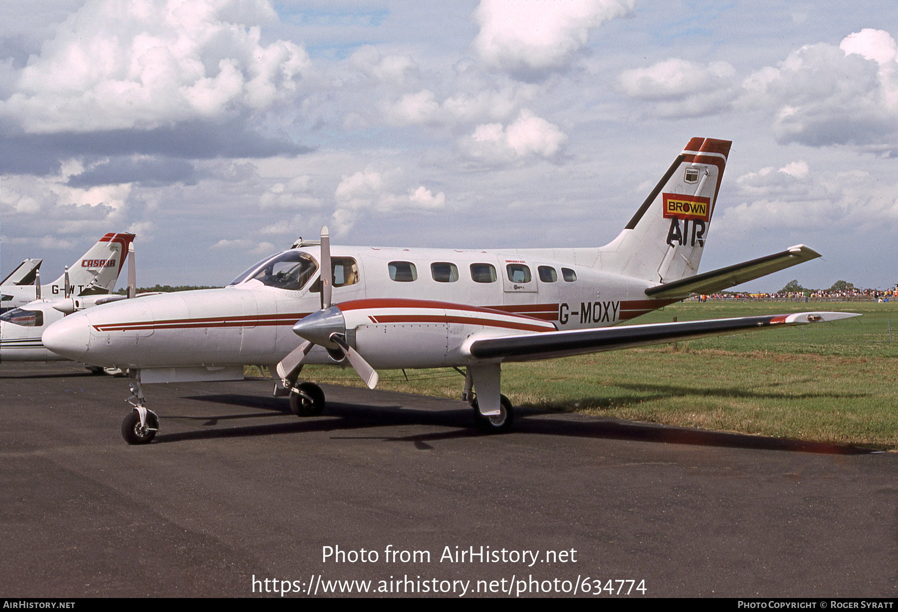 Aircraft Photo of G-MOXY | Cessna 441 Conquest | Brown Air | AirHistory.net #634774