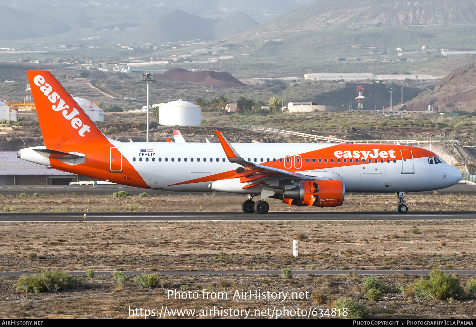 Aircraft Photo of OE-IJZ | Airbus A320-214 | EasyJet | AirHistory.net #634818