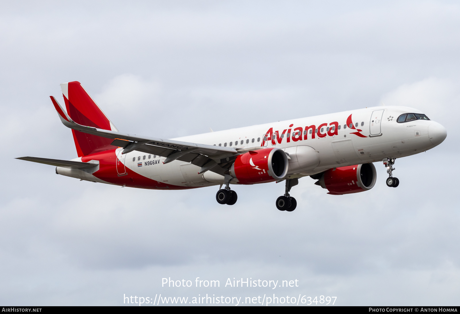 Aircraft Photo of N966AV | Airbus A320-251N | Avianca | AirHistory.net ...