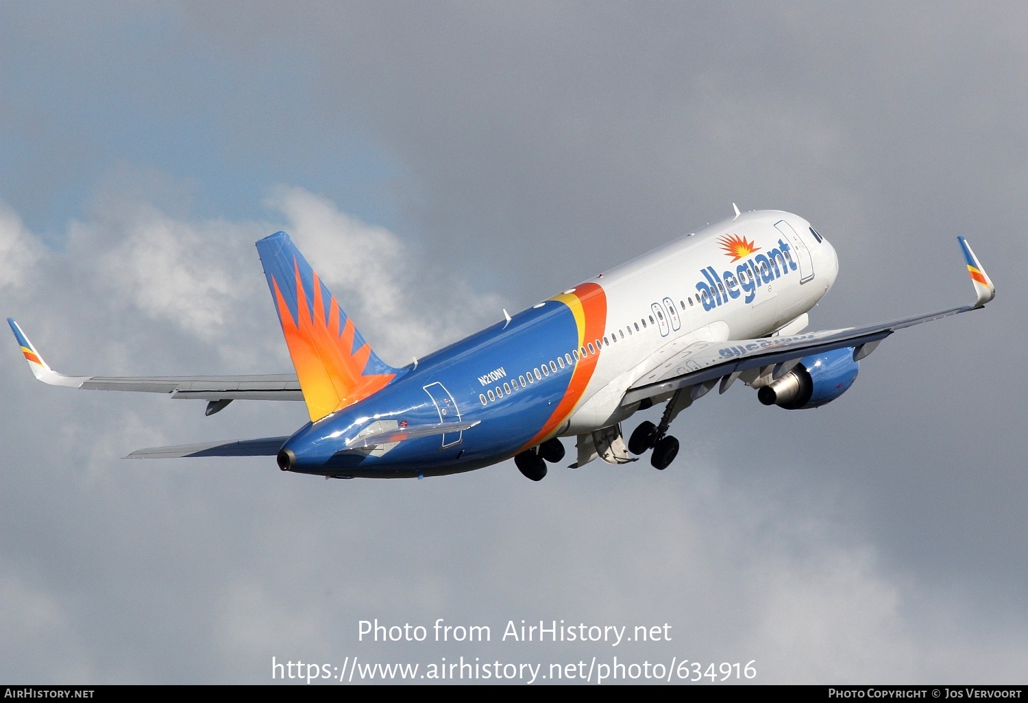 Aircraft Photo of N210NV | Airbus A320-214 | Allegiant Air | AirHistory.net #634916