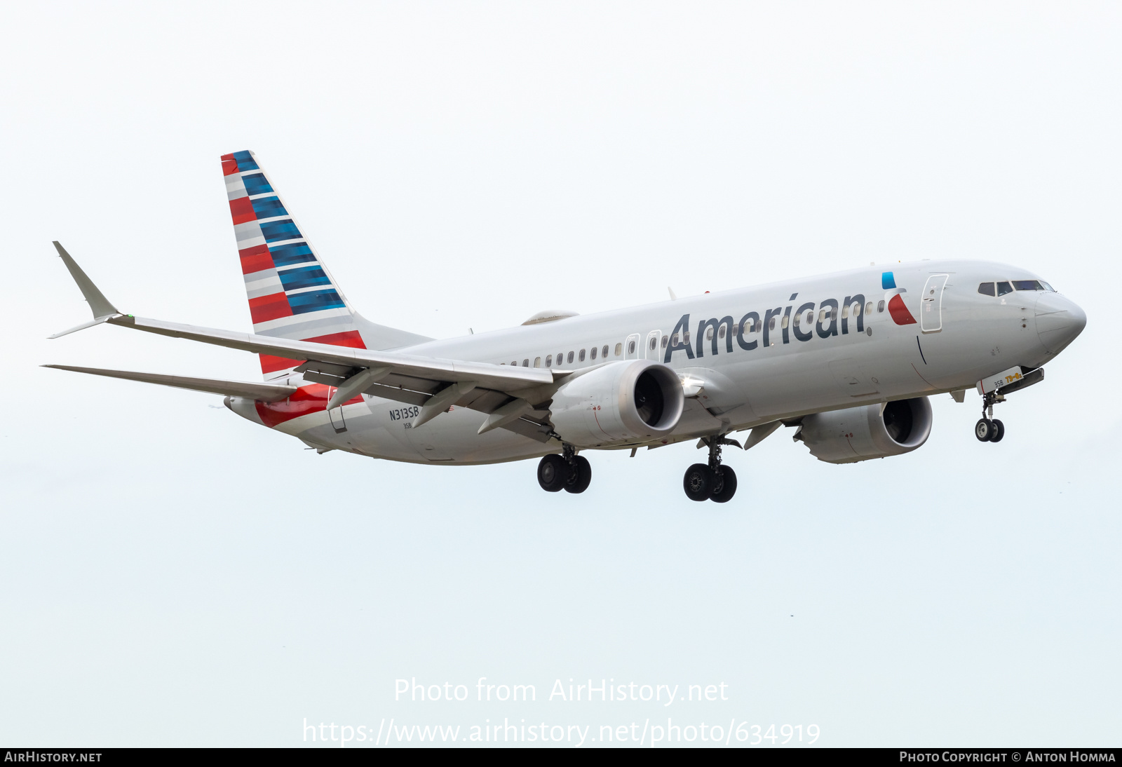 Aircraft Photo of N313SB | Boeing 737-8 Max 8 | American Airlines | AirHistory.net #634919