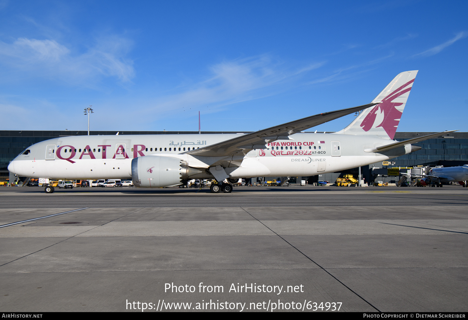 Aircraft Photo of A7-BCO | Boeing 787-8 Dreamliner | Qatar Airways | AirHistory.net #634937