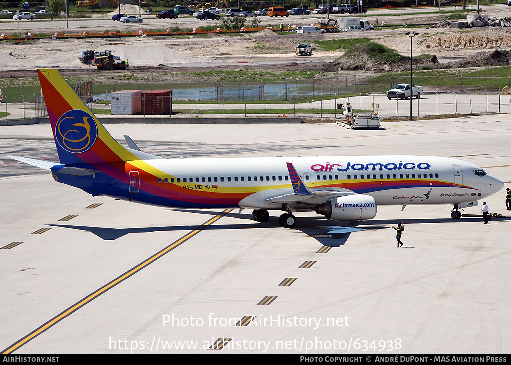 Aircraft Photo of 9Y-JME | Boeing 737-86J | Air Jamaica | AirHistory.net #634938