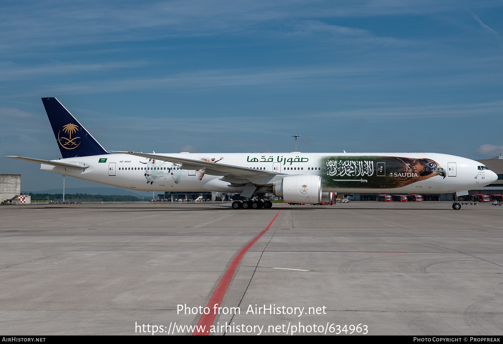 Aircraft Photo of HZ-AK43 | Boeing 777-368/ER | Saudia - Saudi Arabian Airlines | AirHistory.net #634963