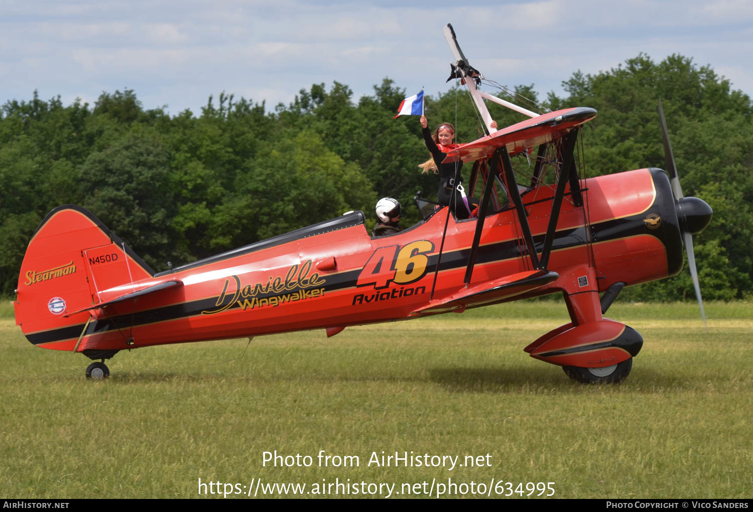 Aircraft Photo of N450D | Boeing PT-13D Kaydet (E75) | 46 Aviation | AirHistory.net #634995