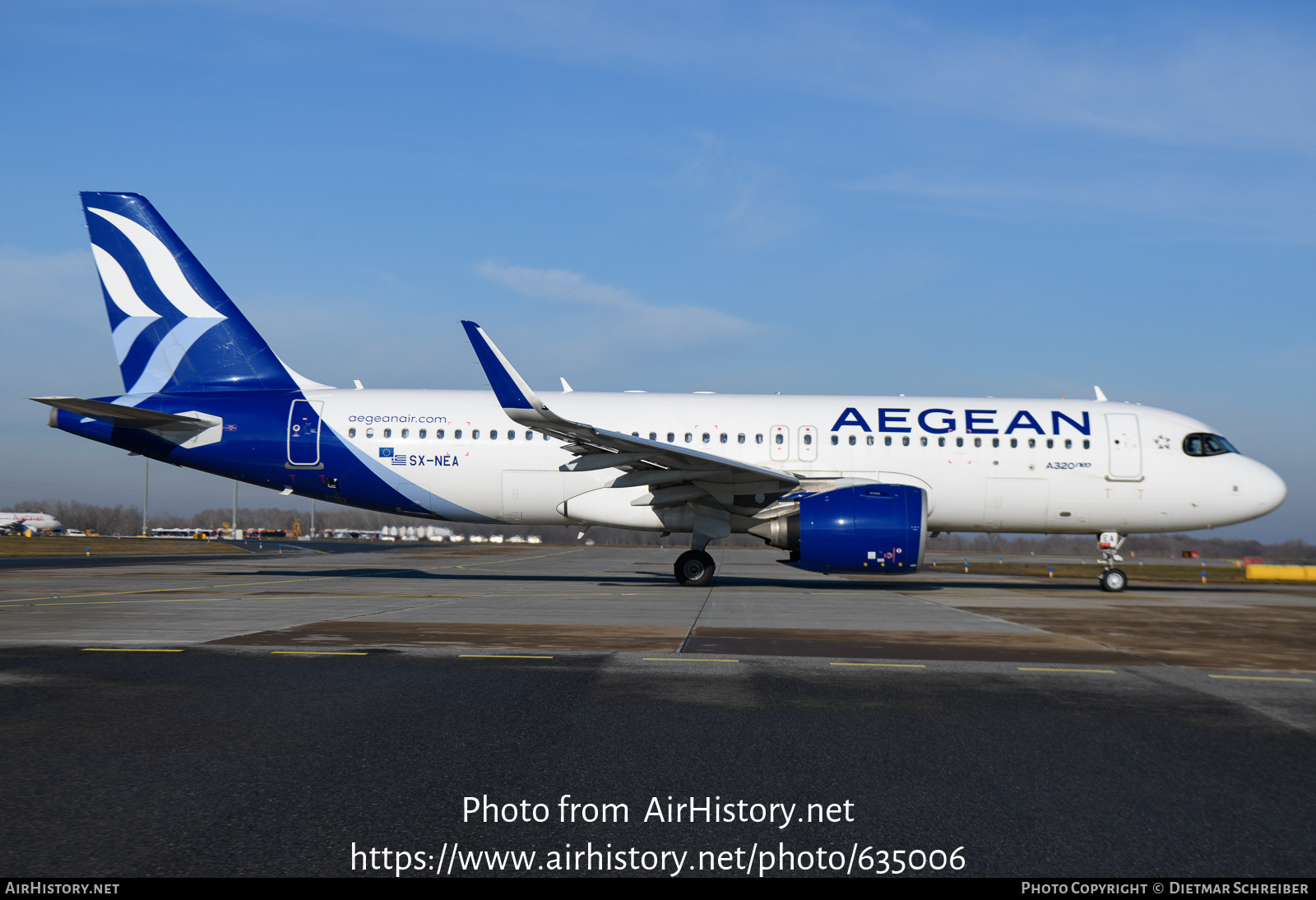 Aircraft Photo of SX-NEA | Airbus A320-271N | Aegean Airlines | AirHistory.net #635006