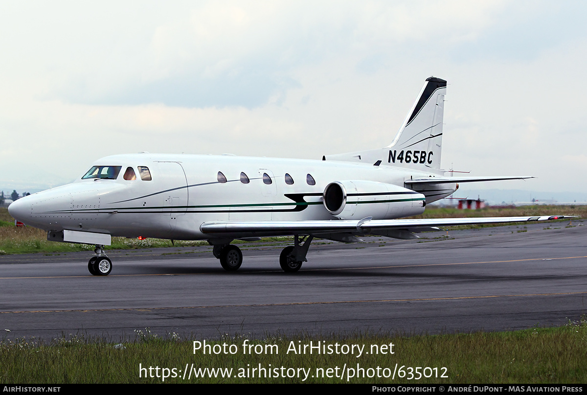 Aircraft Photo of N465BC | North American Rockwell NA-465 Sabreliner 65 | AirHistory.net #635012