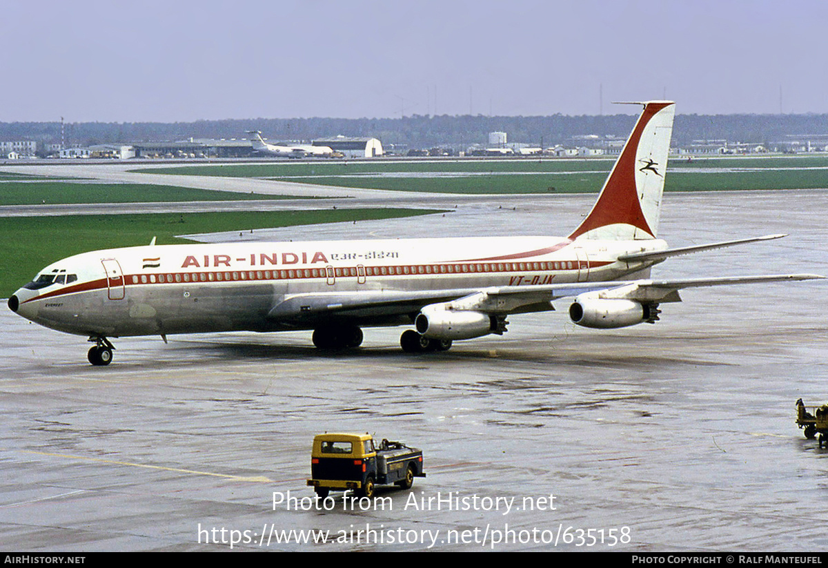 Aircraft Photo of VT-DJK | Boeing 707-437 | Air India | AirHistory.net #635158