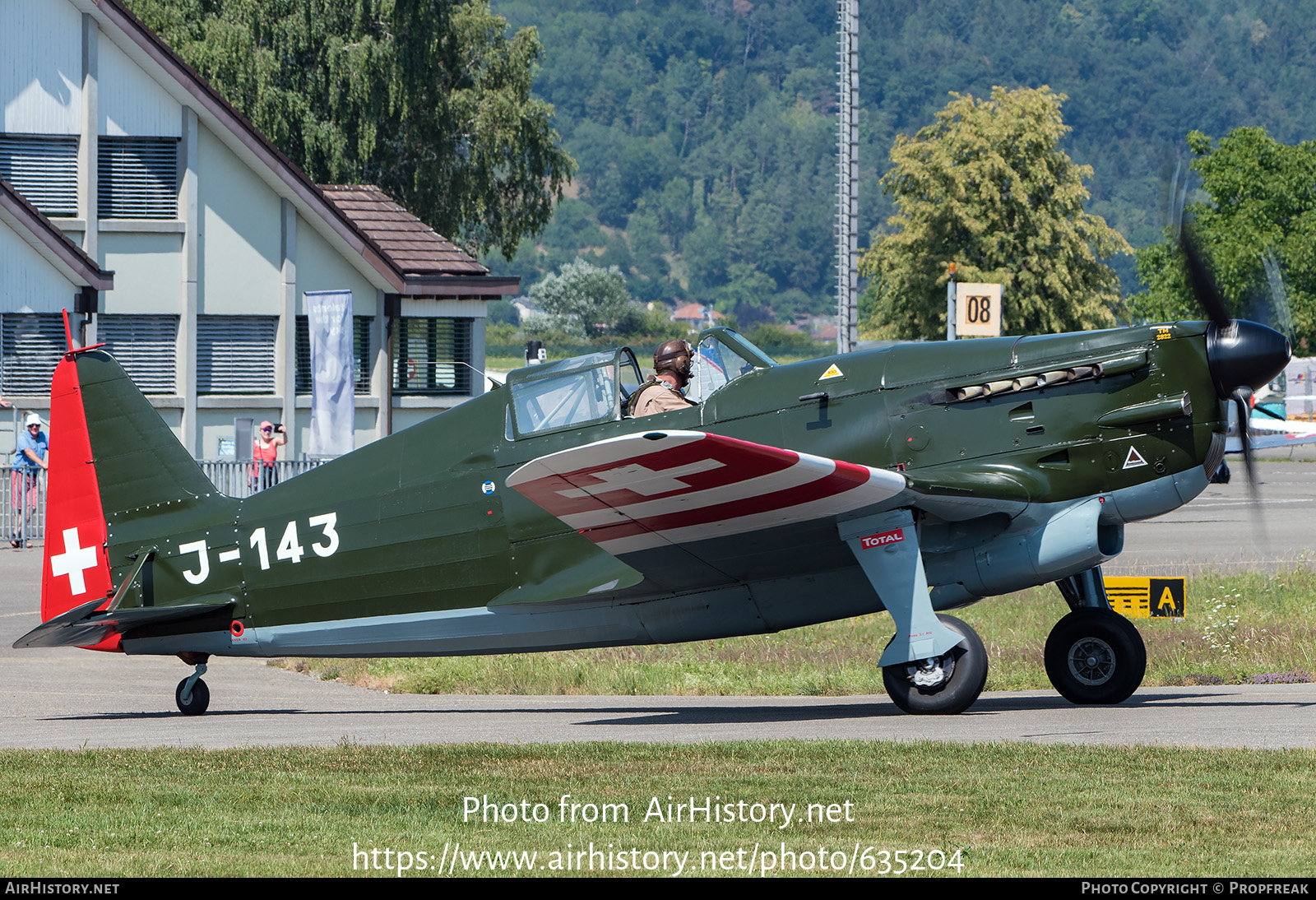 Aircraft Photo of HB-RCF | Morane-Saulnier D-3801 (MS-412) | Switzerland - Air Force | AirHistory.net #635204