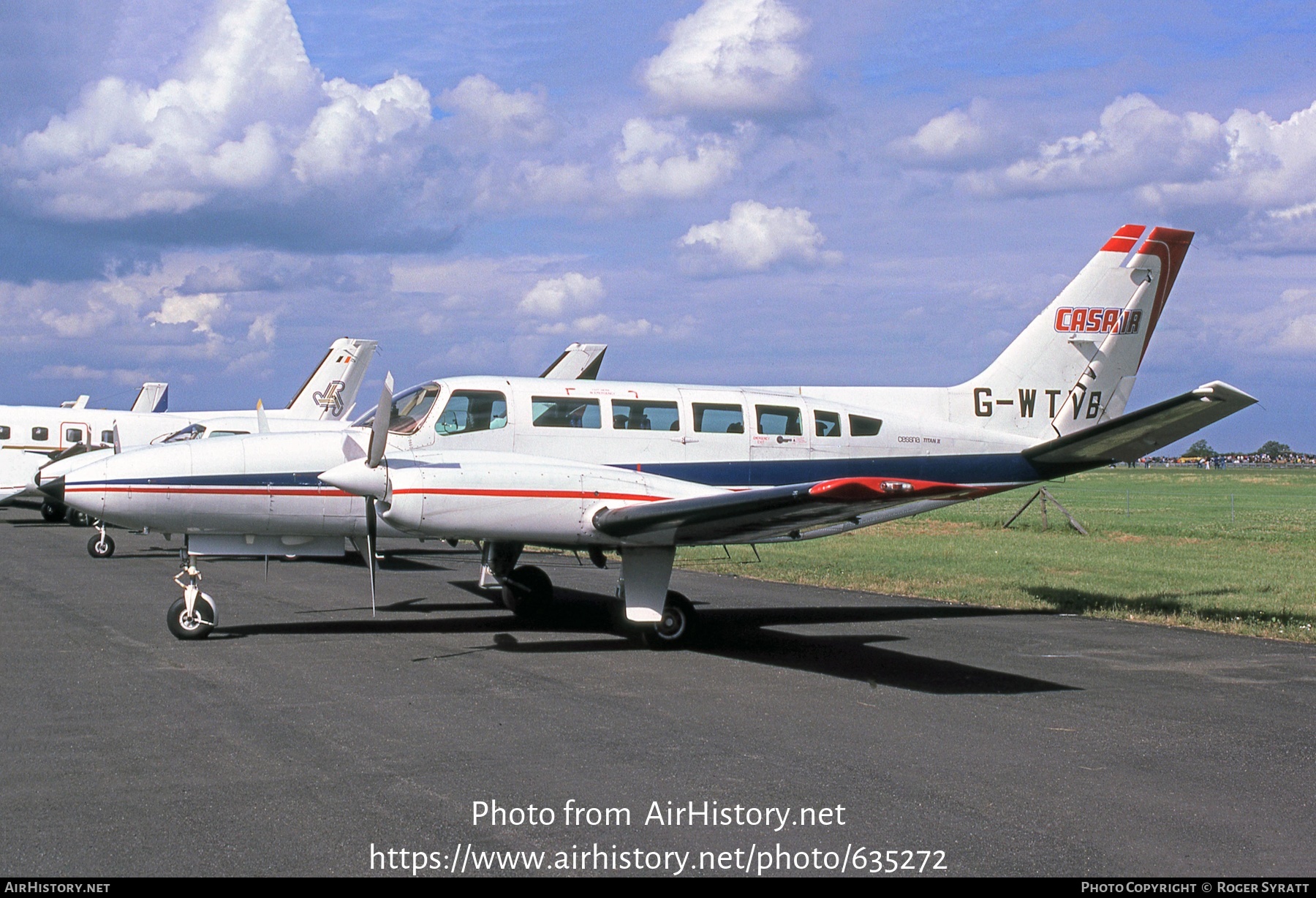 Aircraft Photo of G-WTVB | Cessna 404 Titan | Casair | AirHistory.net #635272