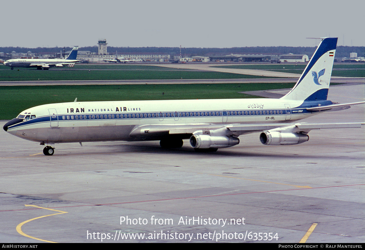 Aircraft Photo of EP-IRL | Boeing 707-386C | Iran National Airlines | AirHistory.net #635354