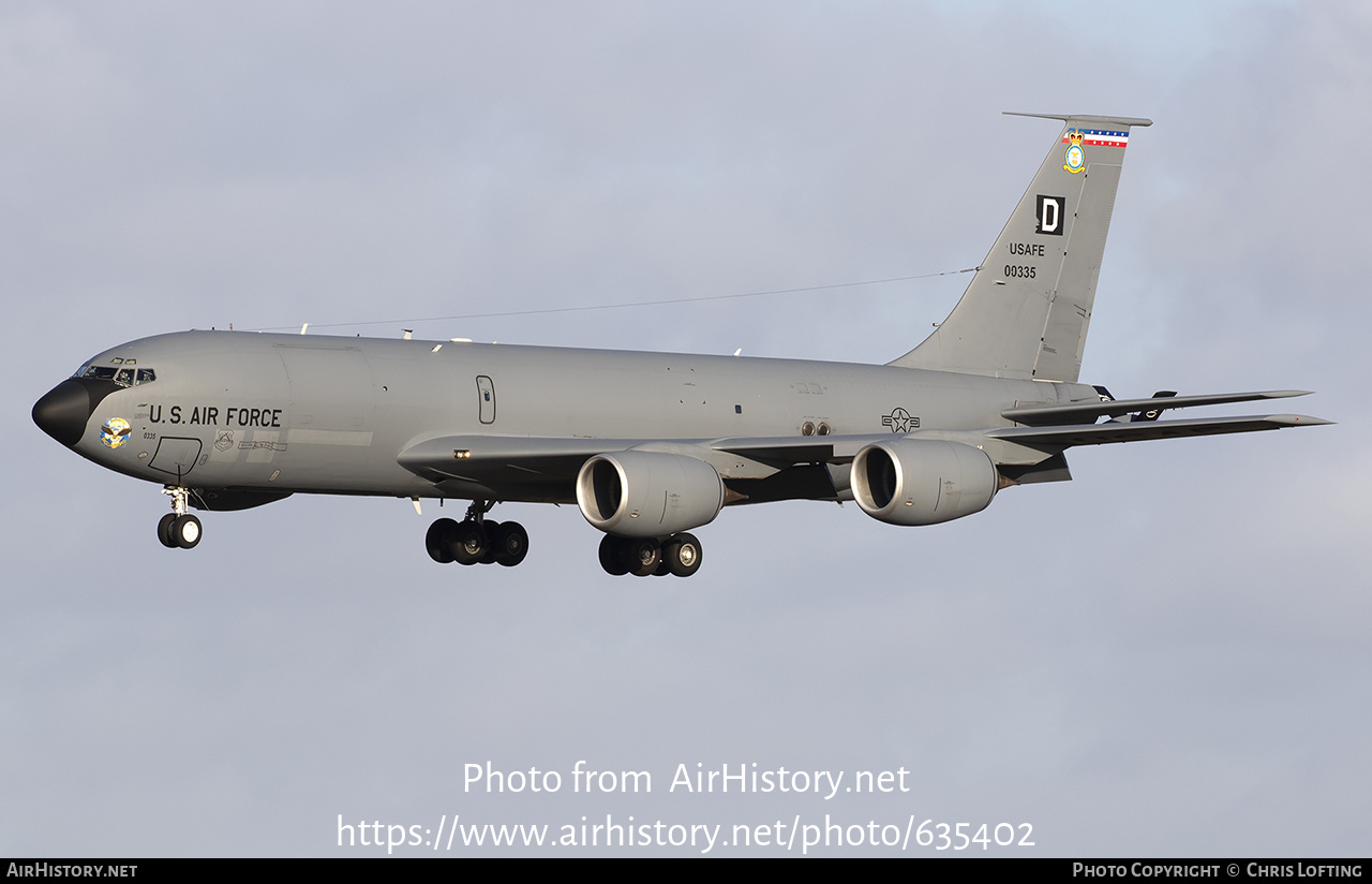 Aircraft Photo of 60-0335 | Boeing KC-135R Stratotanker | USA - Air Force | AirHistory.net #635402