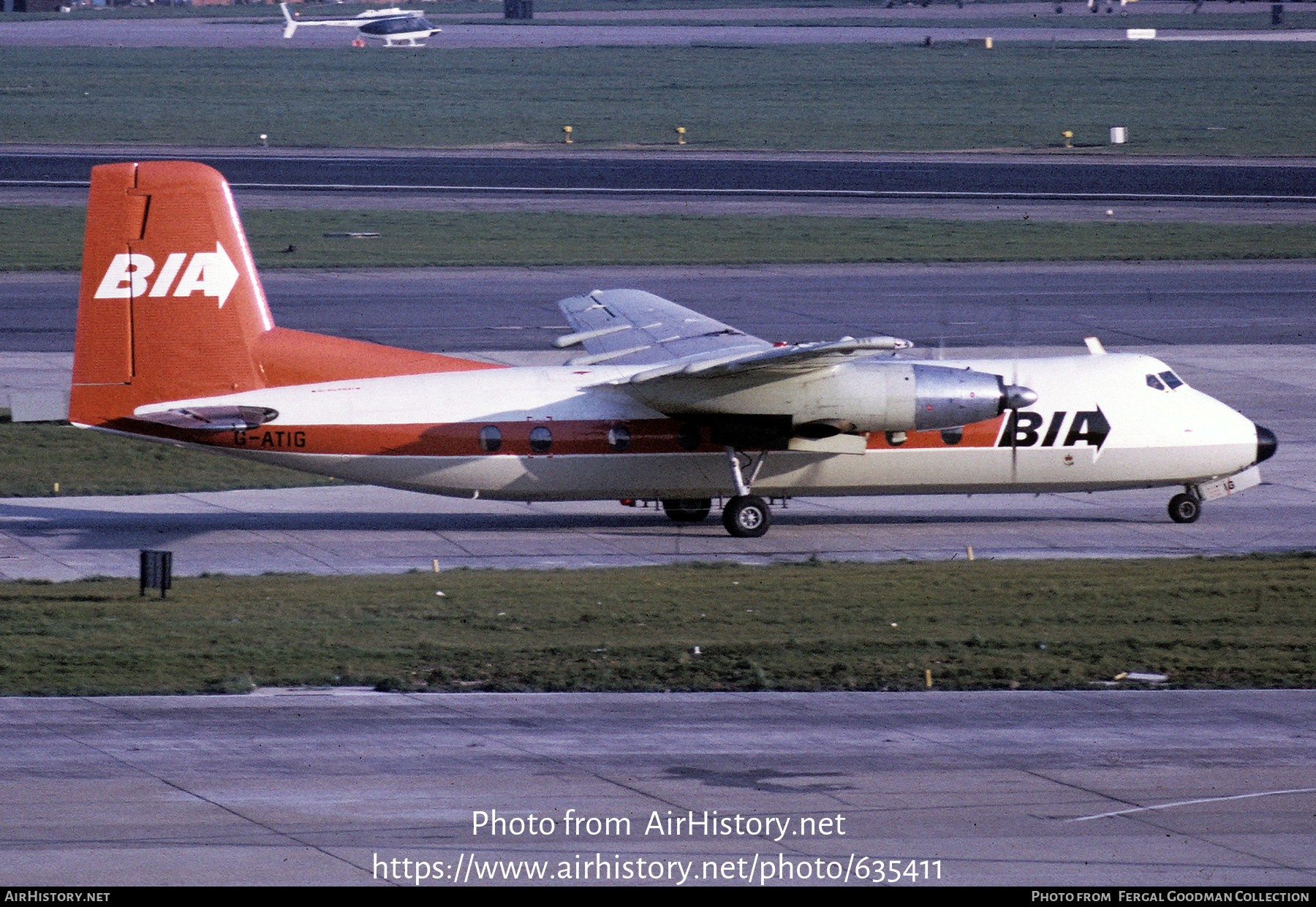 Aircraft Photo of G-ATIG | Handley Page HPR-7 Herald 214 | British Island Airways - BIA | AirHistory.net #635411