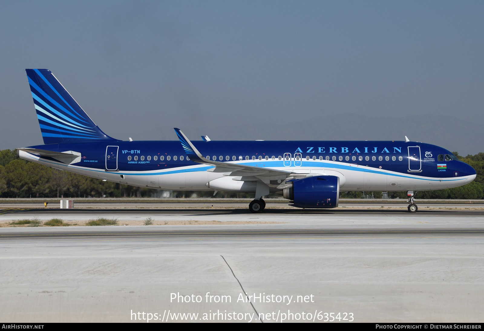 Aircraft Photo of VP-BTN | Airbus A320-271N | Azerbaijan Airlines - AZAL - AHY | AirHistory.net #635423