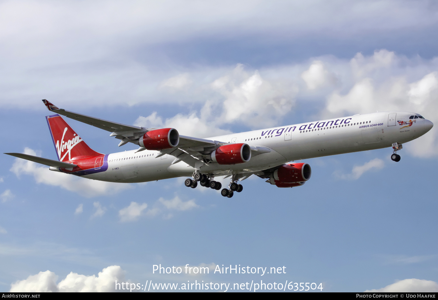 Aircraft Photo of G-VMEG | Airbus A340-642 | Virgin Atlantic Airways | AirHistory.net #635504