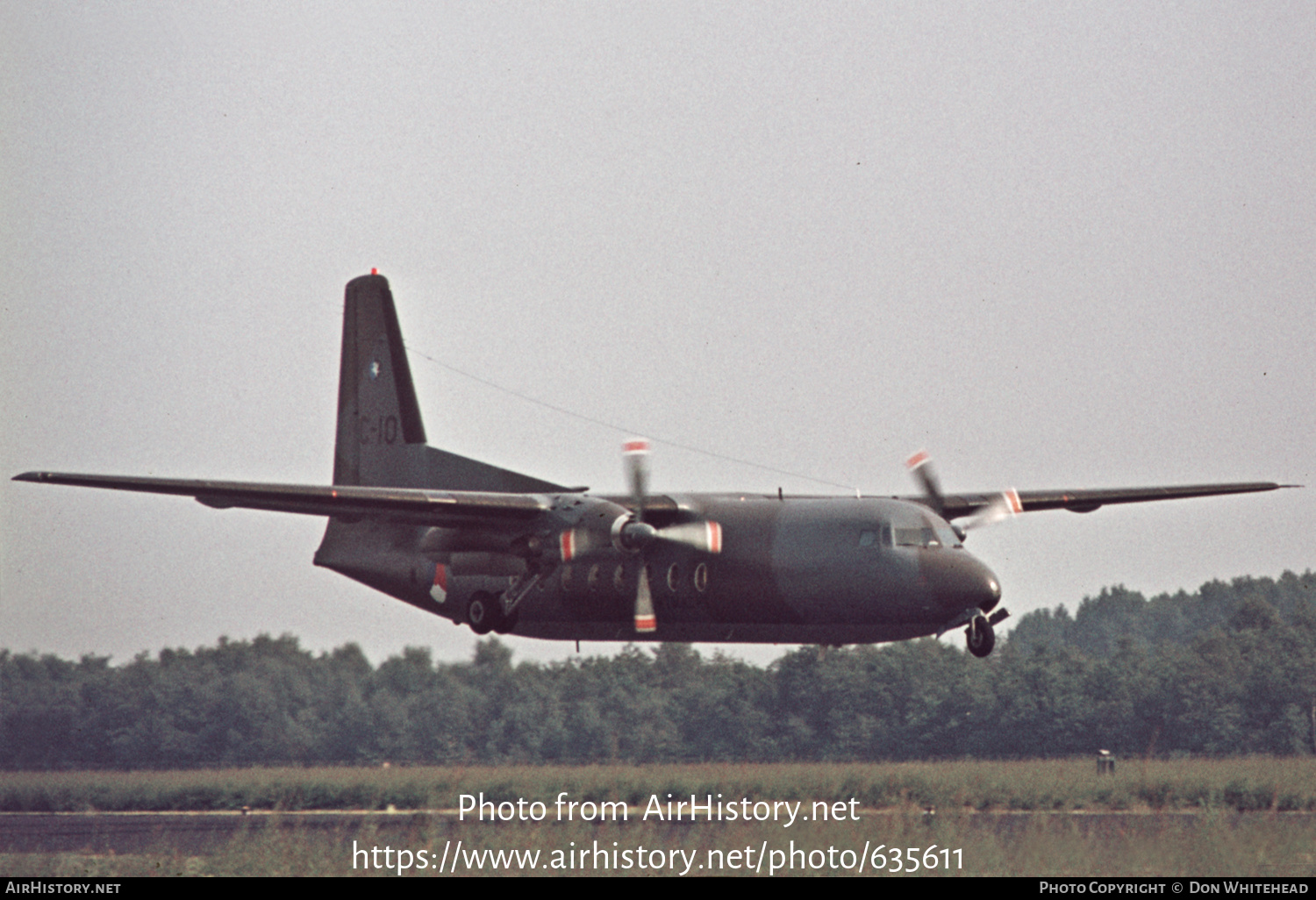 Aircraft Photo of C-10 | Fokker F27-300M Troopship | Netherlands - Air Force | AirHistory.net #635611