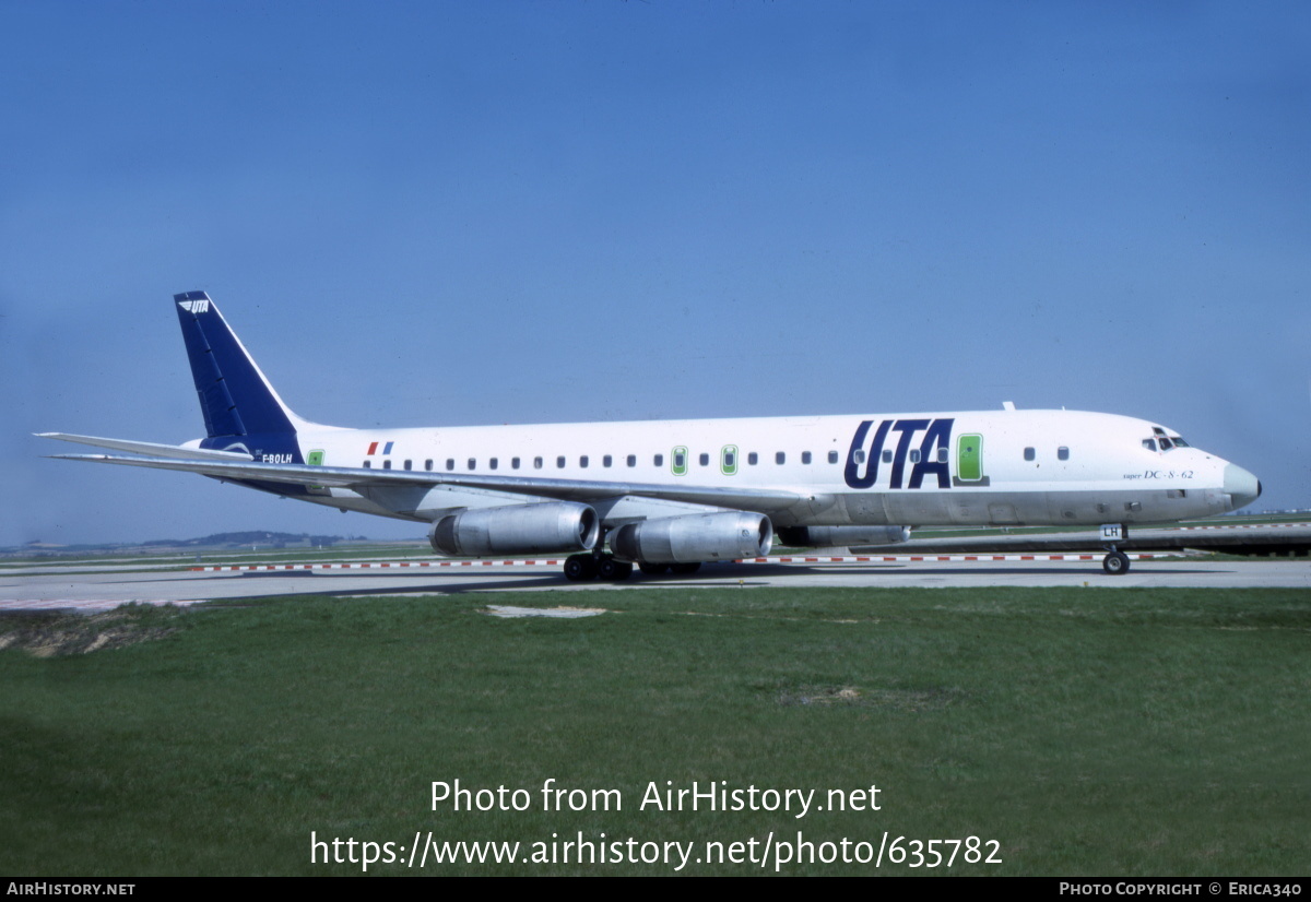 Aircraft Photo of F-BOLH | McDonnell Douglas DC-8-62 | UTA - Union de Transports Aériens | AirHistory.net #635782