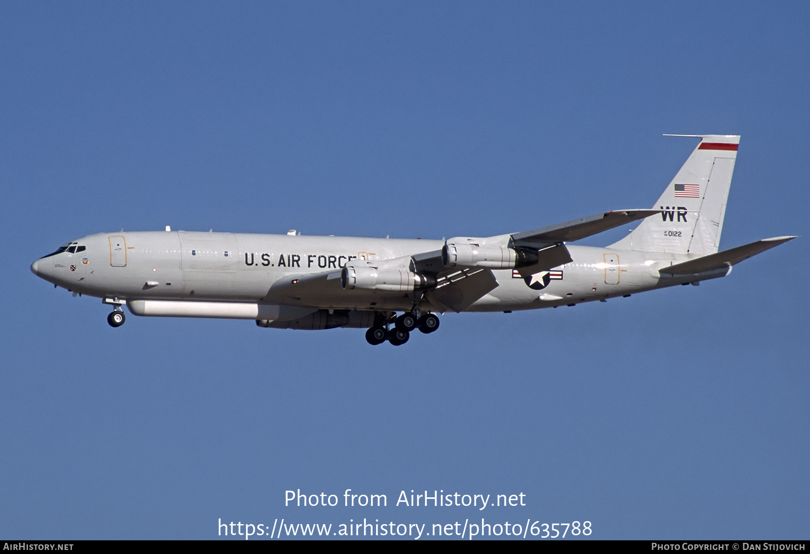 Aircraft Photo of 95-0122 / AF95-0122 | Boeing E-8C J-Stars (707-300C) | USA - Air Force | AirHistory.net #635788