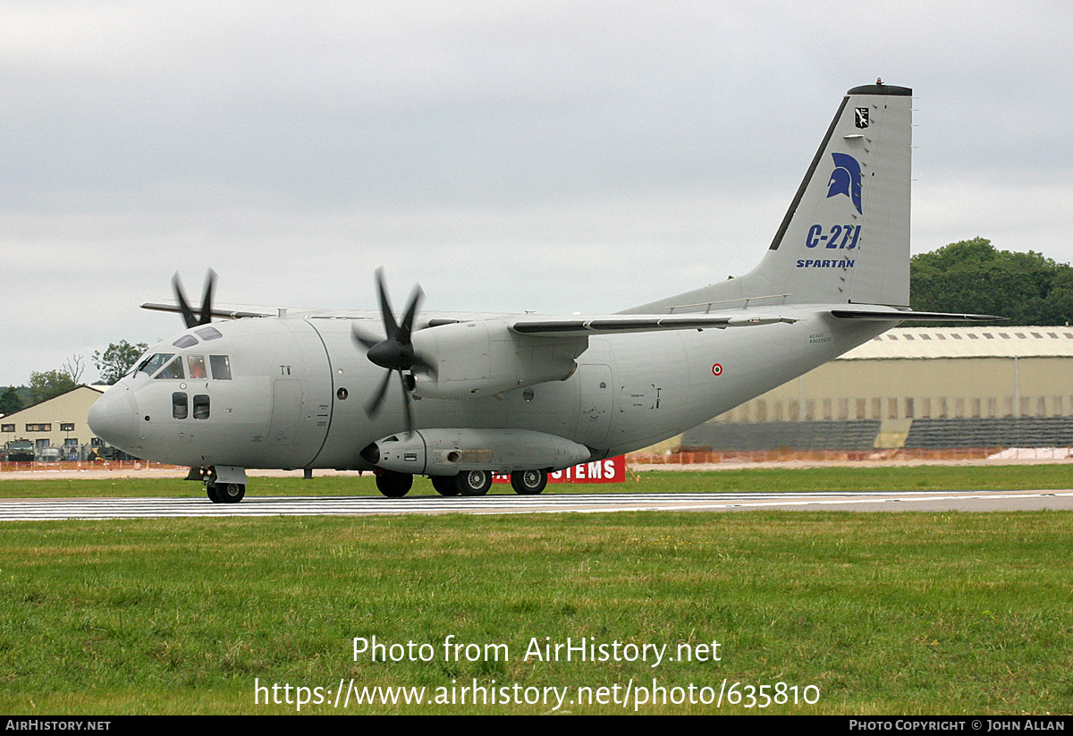 Aircraft Photo of MMCSX62127 | Alenia C-27J Spartan | Italy - Air Force | AirHistory.net #635810