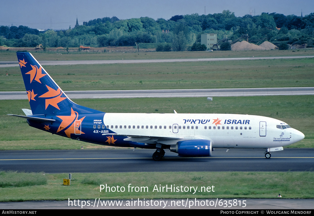 Aircraft Photo of 4X-ABR | Boeing 737-73S | Israir | AirHistory.net #635815