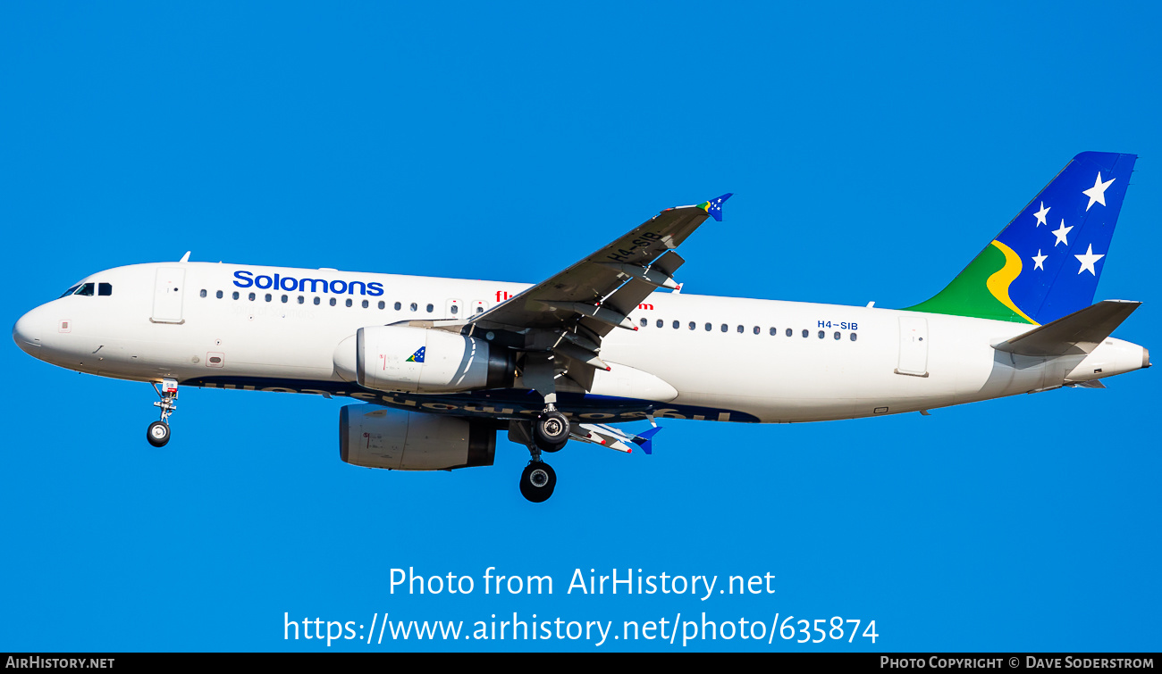 Aircraft Photo of H4-SIB | Airbus A320-232 | Solomons - Solomon Airlines | AirHistory.net #635874