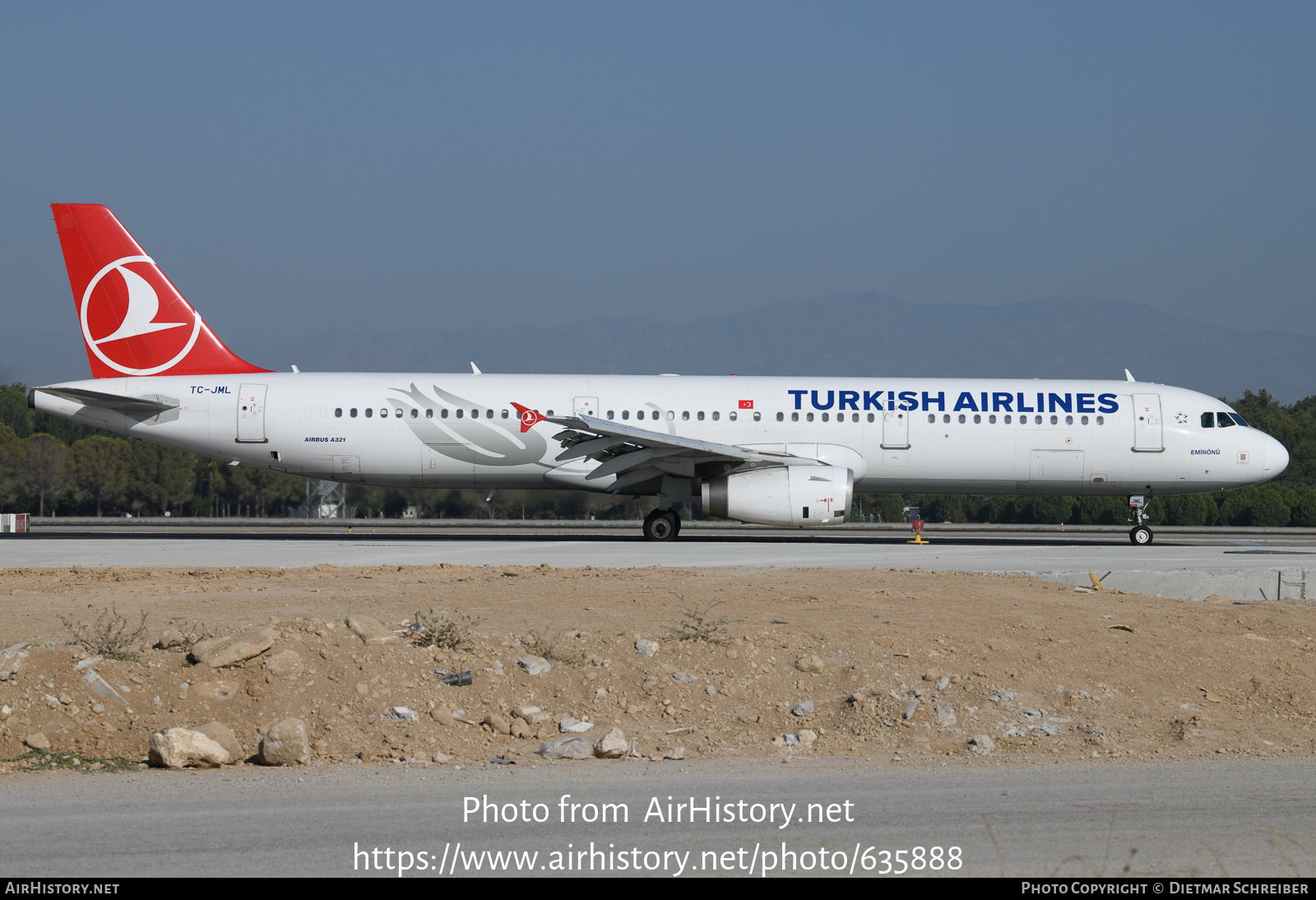 Aircraft Photo of TC-JML | Airbus A321-231 | Turkish Airlines | AirHistory.net #635888