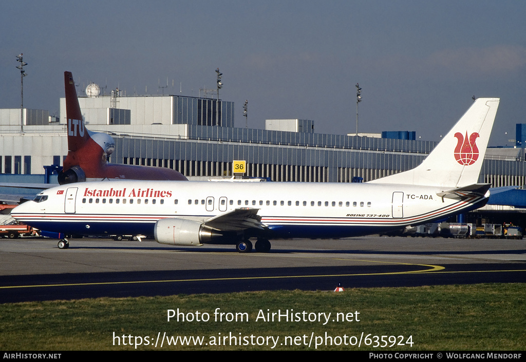 Aircraft Photo of TC-ADA | Boeing 737-4Y0 | Istanbul Airlines | AirHistory.net #635924