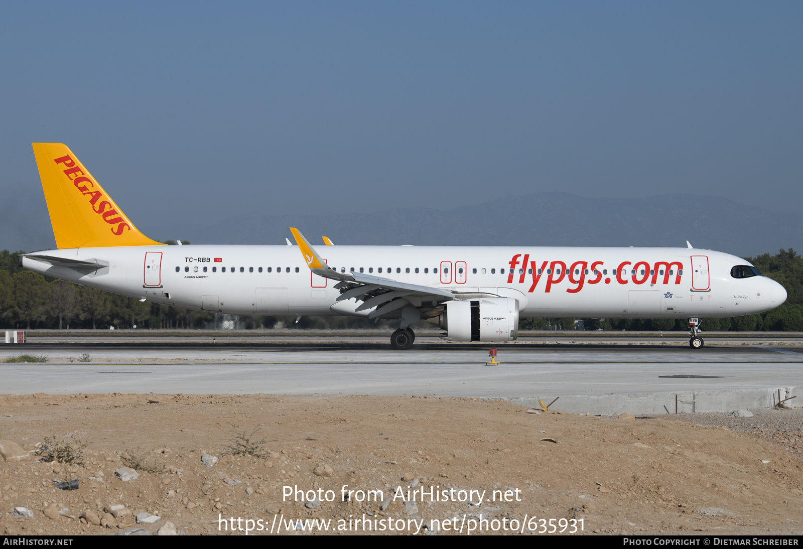 Aircraft Photo of TC-RBB | Airbus A321-251NX | Pegasus Airlines | AirHistory.net #635931