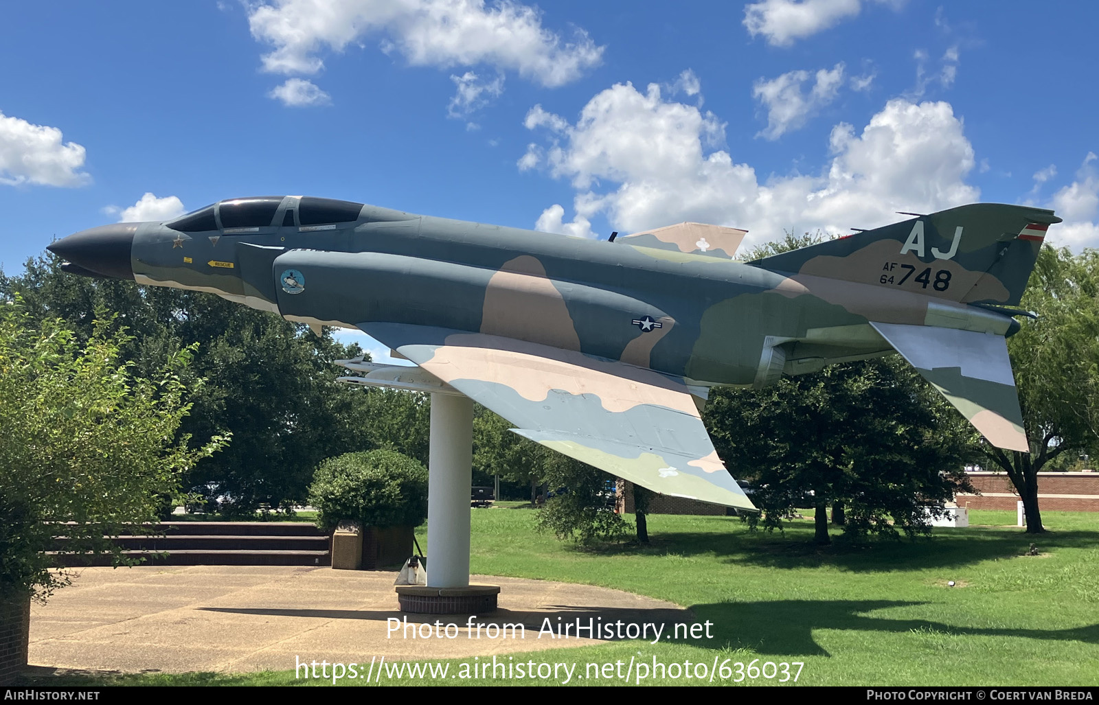 Aircraft Photo of 64-0748 | McDonnell F-4C Phantom II | USA - Air Force | AirHistory.net #636037