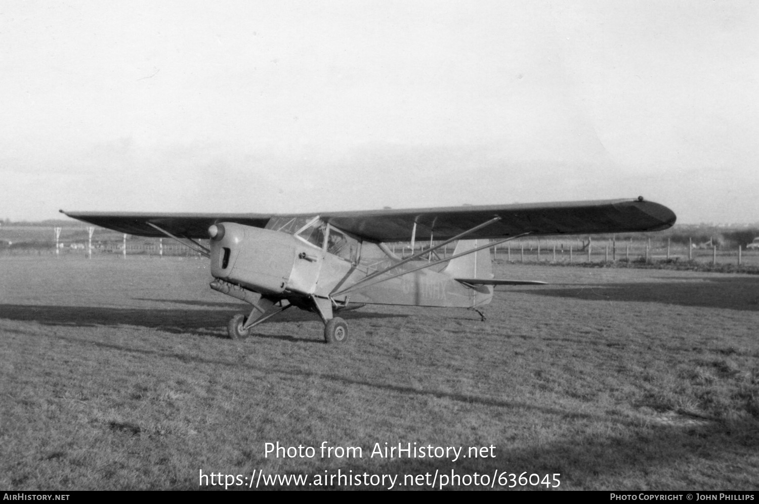 Aircraft Photo of G-ANHX | Taylorcraft J Auster Mk5D | AirHistory.net #636045