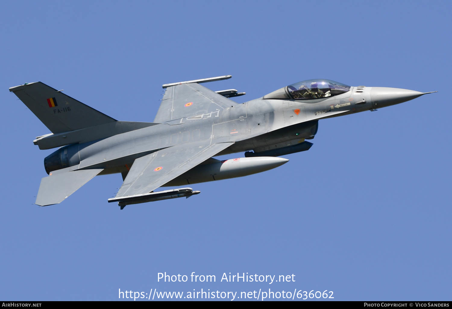 Aircraft Photo of FA-116 | General Dynamics F-16AM Fighting Falcon | Belgium - Air Force | AirHistory.net #636062