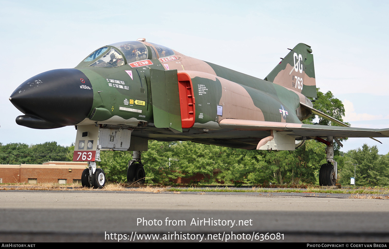 Aircraft Photo of 64-0763 | McDonnell F-4C Phantom II | USA - Air Force | AirHistory.net #636081